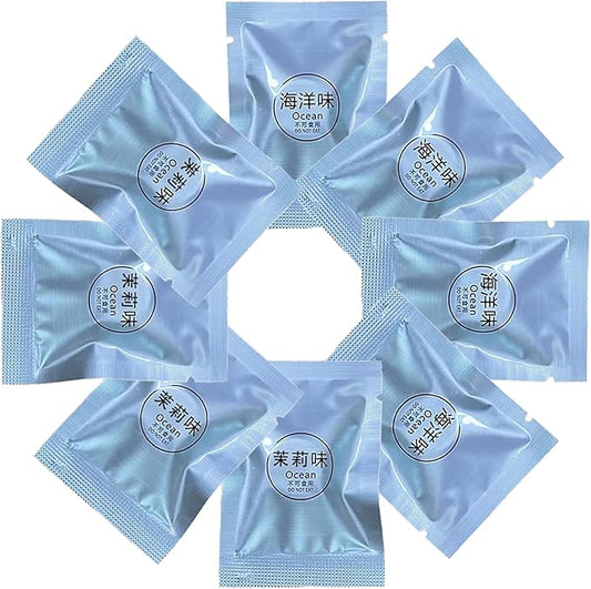 8 Packs Car Air Fresheners Solid Fragrance Replacement Pads, Propeller Air Outlet Vent Fresheners Refill, Suitable for Automotive Interior Decoration (8 Packs)
