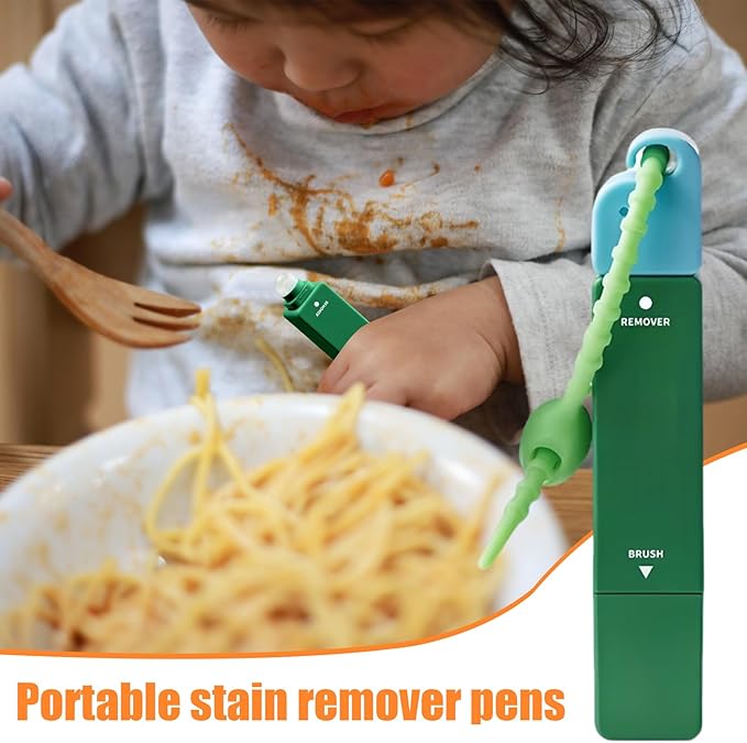 Stain Remover,Spot Cleaner,3-Second Stain Remover Pen for Clothes, 12ml Double Head Instant Treater Sticks With Lanyard,Travel & Pocket-Sized