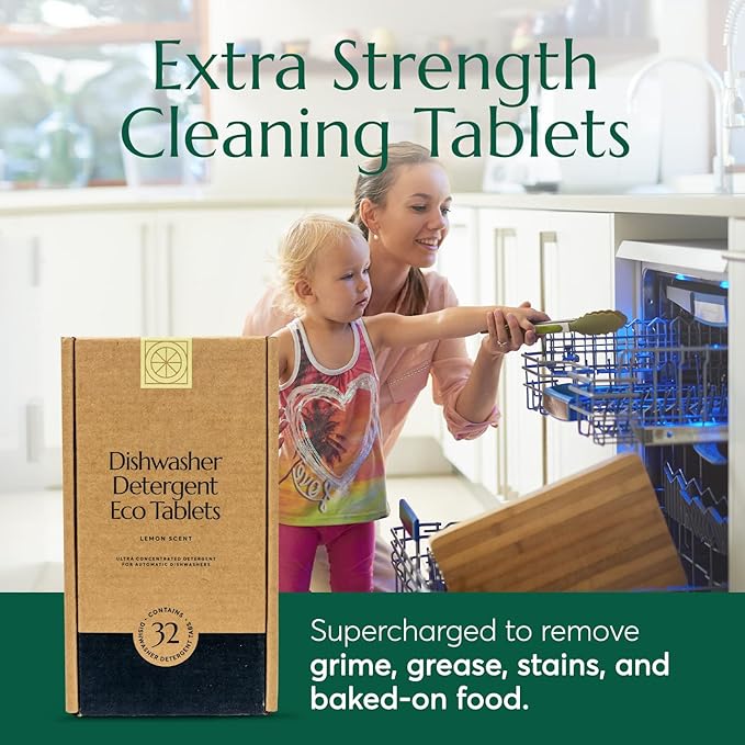 CLEANOMIC Garbage Disposal Cleaner, Diswasher Pods & Reusable Kitchen Cloth Bundle