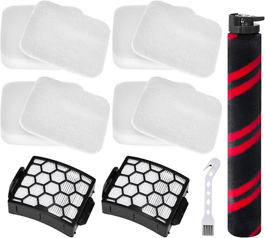 LA702 LA700 LA555 Brush Roller Filter Replacement Compatible with Shark Rotator Lift-Away Duo Clean PowerFins LA702 LA700 LA701 Upright Vacuum Cleaner Accessories Parts 1539FC3000 XHF320 XFFK320