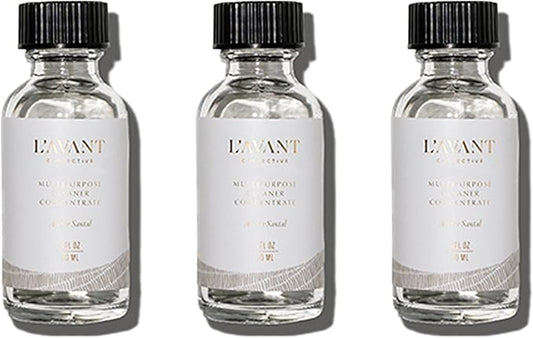 L'AVANT Collective Multipurpose Surface Cleaner Refill (Pack 3) | Provides a Powerful Clean to Remove Grease & Grime | Ambre Santal 3 x 1oz