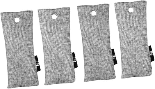 Air Purifying Bags Smell Remover Effectively Removes Musty Smell Air Odor Absorber for Bedroom Wet Rainy Weather, 4 Bags