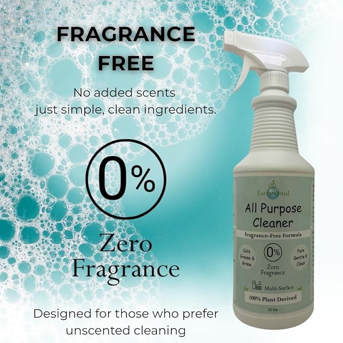 Fragrance-Free All Purpose Cleaner, Plant-Based Formula, 32 oz Spray