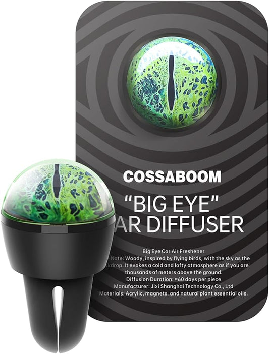 Animal Eye Car Air Freshener Vent Clip, Long Lasting Natural Aroma Car Diffuser, Odor Eliminator Interior Decor, Funny Unique Gift for Car Lovers(TREE VIPER)