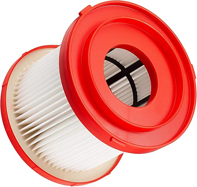 4 Pack Wet Dry Vacuum HEPA Filter Replacement 49-90-1900 Compatible with Milwaukee Cordless Vacuum - for Milwaukee Cordless M18 0780-20 0880-20