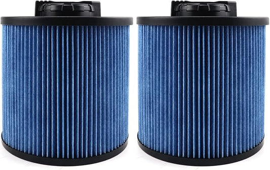 2 Pack DXVC6912 Fine Dust Filter Fit for DeWalt 6-16 Gallon Wet/Dry Vacuum Fit DXV06P DXV09P DXV09PA DXV10P DXV10PL DXV10S DXV10SA DXV10SB DXV12P DXV14P DXV16P