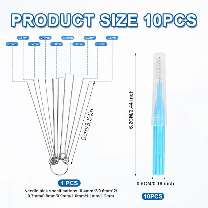 20-Pack Shower Head Cleaner Kit, Multifunctional Anti-Clogging Shower Nozzle Cleaning Brushes & Picks for Small Holes Gaps Window Faucets Bathroom Home