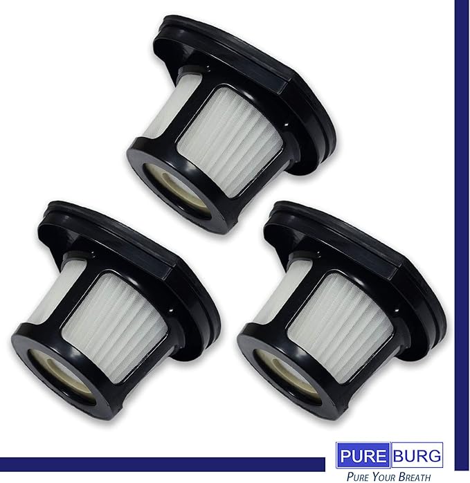 PUREBURG Replacement Filter Compatible with Bissell 2390 2390a 2389 2284W Pet Hair Eraser Lithium Ion Cordless Hand Vacuum,3-Pack HEPA and Mesh Frame Filter