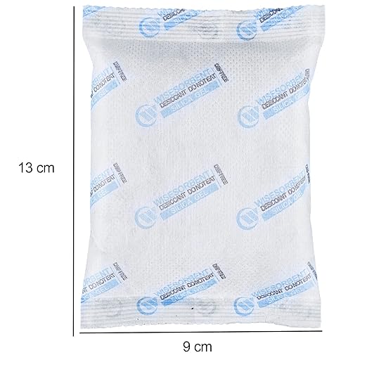 60 Packs 100 Gram Silica Gel Packets, Dessicant Beads Packets for Storage, Silica Gel Desiccant Packs, Moisture Absorber Silica Gel Beads Packs for Moisture Control