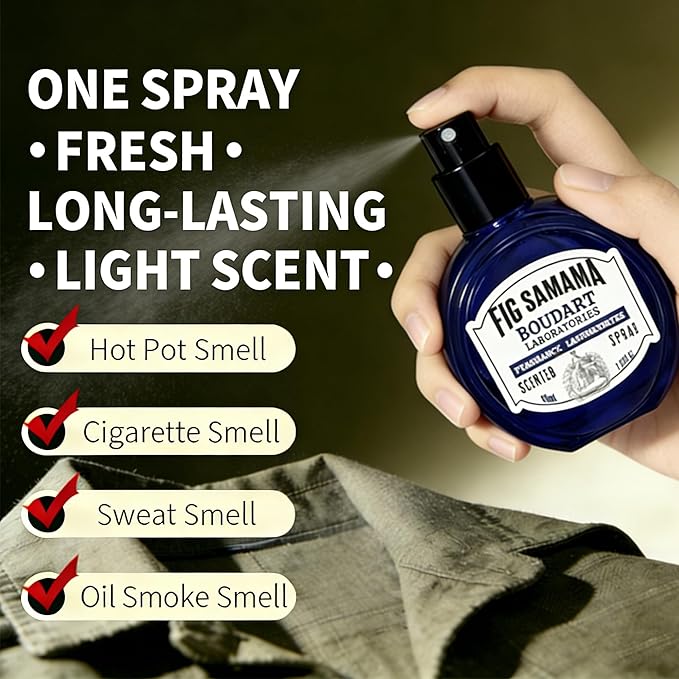 Fabric Refresher Spray & Odor Eliminator – Plant-Based Linen Mist for Clothes, Car, Gym Bag, Office Focus with Citrus Aromatherapy, Quick-Dry, TSA Travel Size 1.35oz