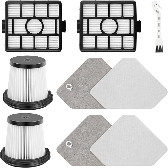 7 Pack BU3523 BU3521 BU3120 HEPA Filters Replacement Parts for BU3521 Clean Lightweight Cordless Stick Cleaner, Shark BU3523 Clean and Empty Cordless Stick Vacuum, Shark Auto Empty System