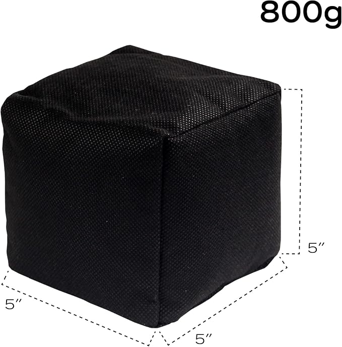 BambooMN Black Bamboo Charcoal Air Purifier Freshening Cube, 800 Grams Bamboo Activated Carbon, 4 Pieces