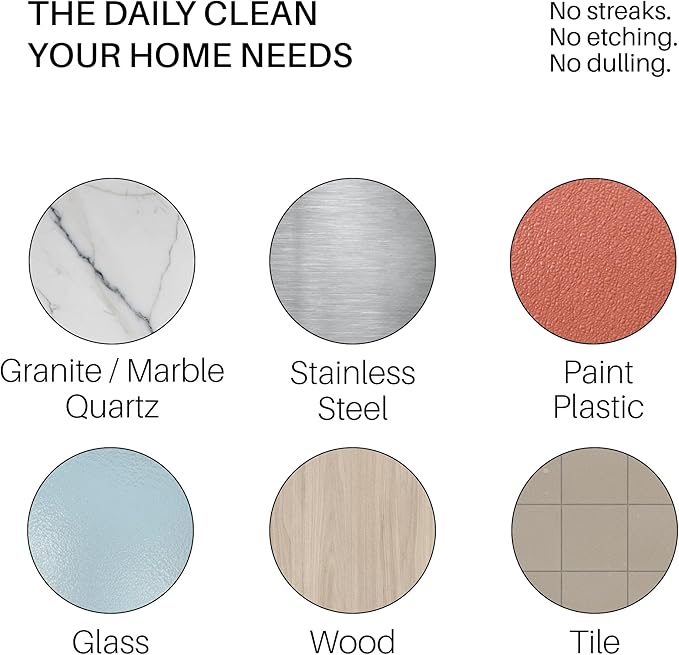 Everneat Probiotic Surface Cleaner Concentrate – Cleans for Days, Refillable, Non-Toxic | Plastic Spray Bottle | Lavender, Clary Sage, Copaiba & Orange | 1 oz (Just Add Water)