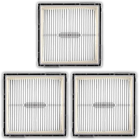 (3 Pack) Replacement HEPA Filters for Roborock Q10 S5+ Q10 S5/ X5/ X5+ Robot Vacuum, Filters Accessories Kit, Upright Filter, Canister Filter