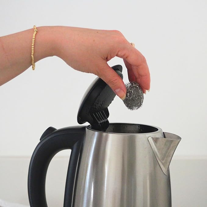 Chef Aid Stainless Steel Doughnut Kettle Descaler, Silver