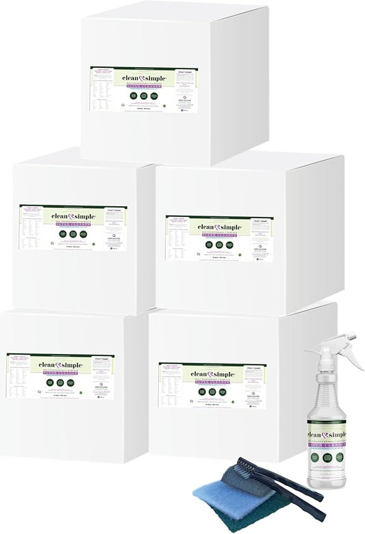 clean & simple™ SUPER CLEANER - Concentrated All-Purpose, Multi-Surface Cleaner, Non-Toxic, Biodegradable
