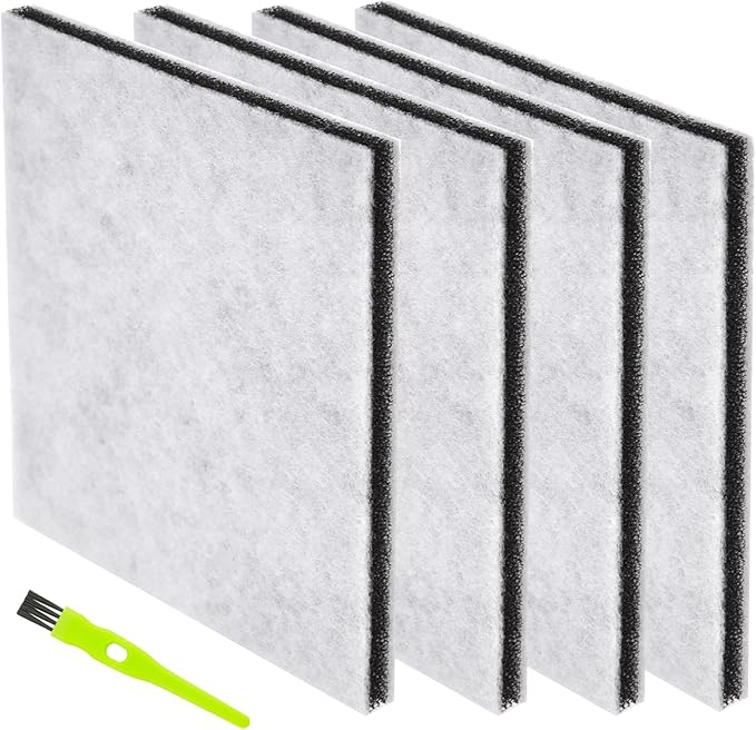 4 Pack CF-1 HEPA Filters for Kenmore 81002,20-81002,86880,86883,20-86883,2086883, 8175084 Canister Vacuum Cleaners,CF-1 Foam Filters for Kenmore Sears Progressive & Whispertone, for Panasonic Models