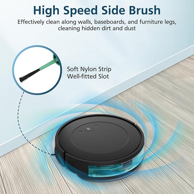 105 Replacement Parts Compatible with iRobot Roomba 104 105 Y0140 Y0110 Q0120 Q0520 Q011 Vacuum Cleaner, 1 Roller Brush, 4 Hepa Filter, 4 Mop Pads, 4 Side Brushes, 2 Primary Filter, 1 Cleaning Brush