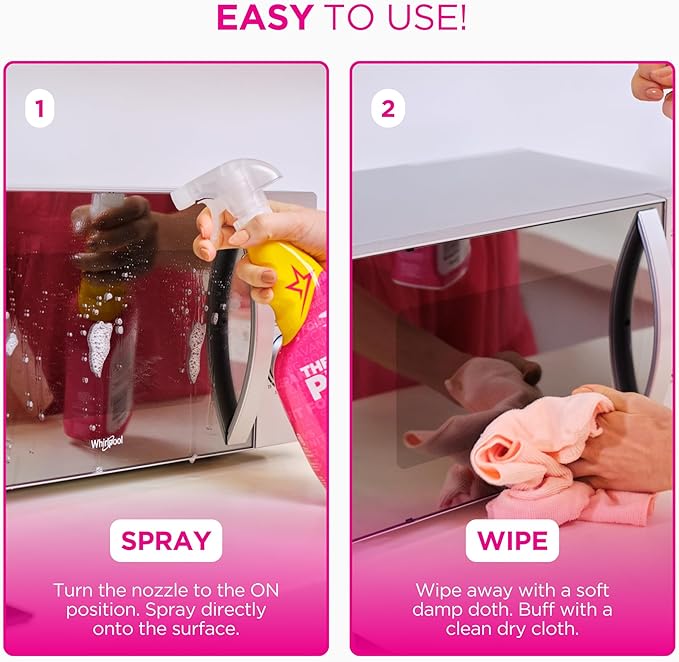 The Pink Stuff Miracle Multi-Purpose Cleaner â€“ Removes Grease, Grime, and Stains on Kitchens, Bathrooms, Floors, and More - 750ml (Pack of 2)
