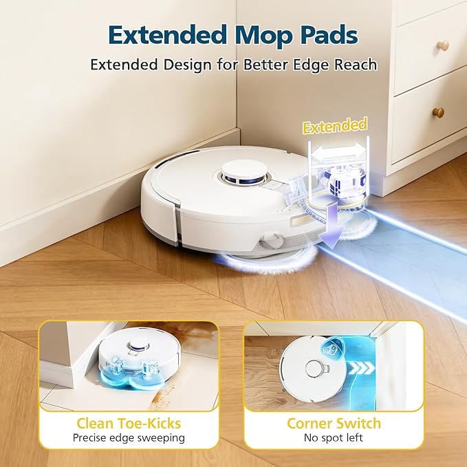 12-Pack Replacement Mop Pads for Narwal Freo, Freo Pro, Freo X Ultra, Z Ultra, Freo Z10 & X10 Pro Robot Vacuum & Mop, Washable Reusable Microfiber Robot Vacuum Mop Pads