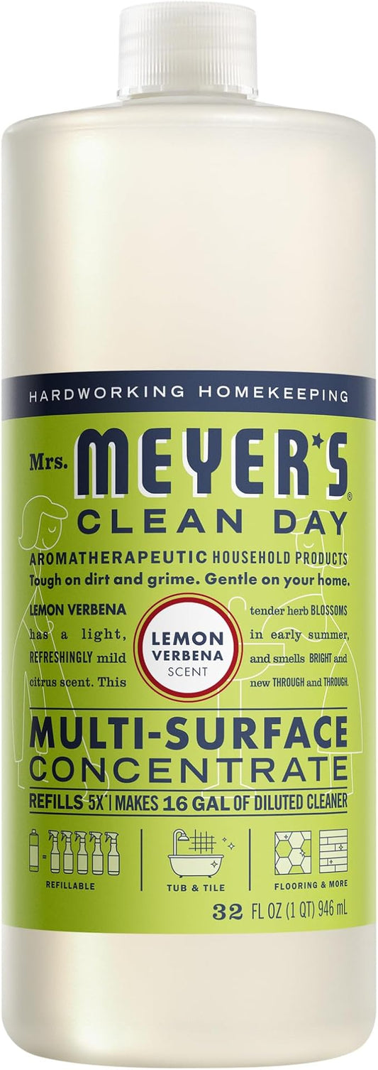 MRS MEYER'S Lemon Verbena Multi Surface Concentrate, 32 FZ