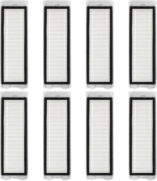(8 Pieces) Q Revo Replacement HEPA Filters Compatible With Roborock Q Revo Robot Vacuum Cleaner, Replacement Parts Filters, Q Revo filter 8 Pack