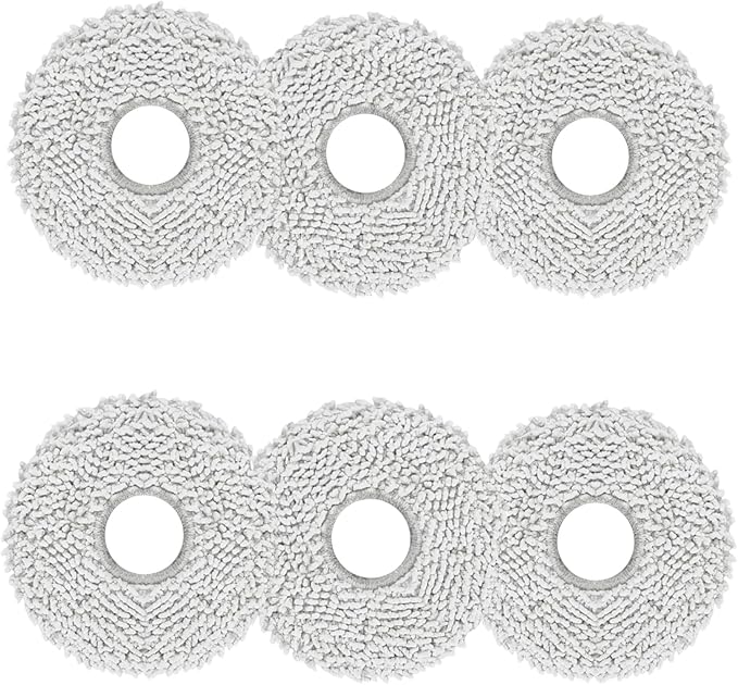 Mop Pad for ECOVACS DEEBOT X2 Omni/ T20 Omni/ T10 Omni/ X1 Omni/ X1 Turbo/T30 Pro/T30S Comb/ T30S,for Yeedi M12 Pro+ Vacuum Cleaner, T30S Mop Pad Replacement Accessories