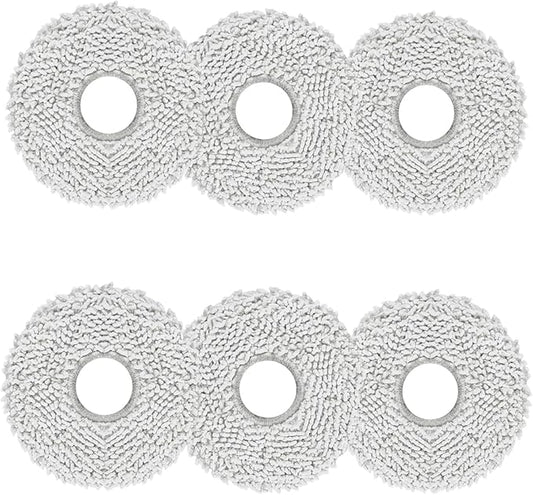 Mop Pad for ECOVACS DEEBOT X2 Omni/ T20 Omni/ T10 Omni/ X1 Omni/ X1 Turbo/T30 Pro/T30S Comb/ T30S,for Yeedi M12 Pro+ Vacuum Cleaner, T30S Mop Pad Replacement Accessories