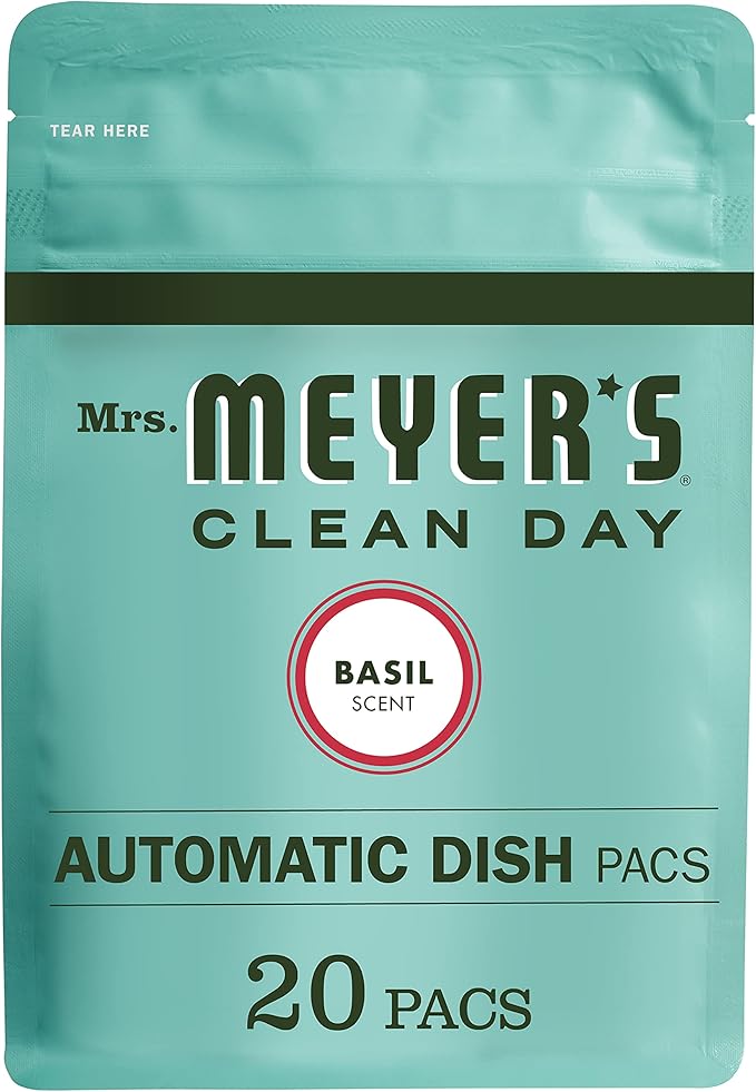 MRS MEYER'S Basil Dishwasher Packs, 11.6 OZ