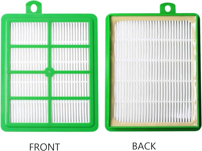 Replacement EL012B Electro H12 Hepa Filter Compatible with Electrolux EL4050 EL4100 EL4101A El4335A EL6986A EL012W Vacuums Cleaner (2 Packs)