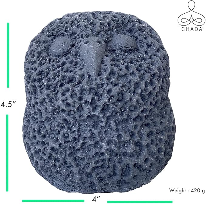 Chada Magic Owl : Activated Charcoal Decorative Deodorizer, No Chemicals, Natural Room Odor Eliminator, Neutralizer, Absorb Smoke Smell, size 420g