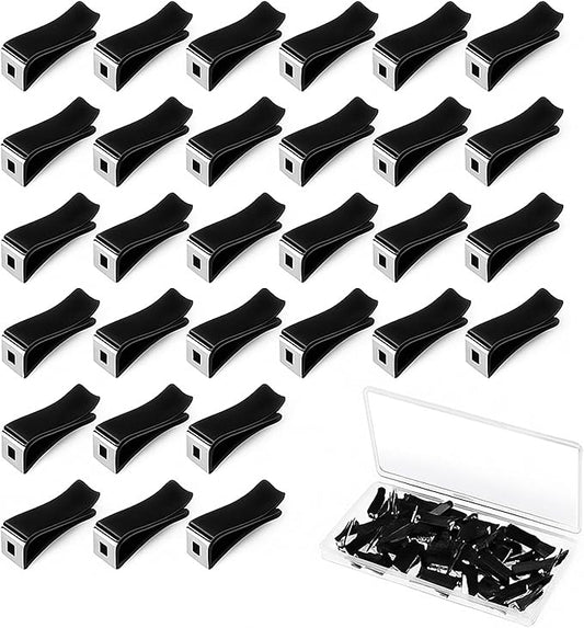 Frienda 130 Pcs Car Vent Clips for Freshies Bulk Square Head Air Conditioner Clips with 2 Storage Boxes, Durable Auto Air Outlet Perfume Holders for Car Decoration Accessories
