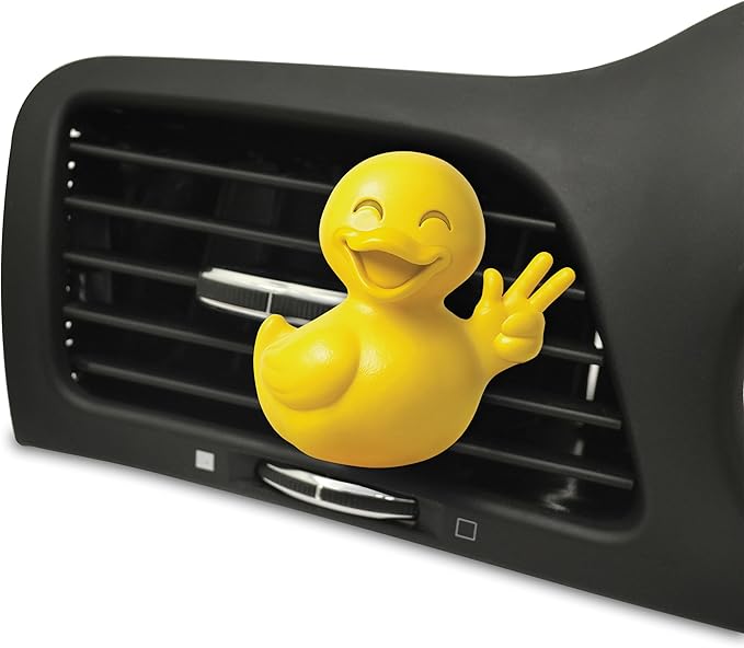 Little Duck 96633 Spring Rain Car Air Freshener Vent Clip Provides Long-Lasting Freshness in a Compact Design, Fights Odors for up to 45 Days, Fun Car Odor Eliminator, Non-Toxic, Pack of 1