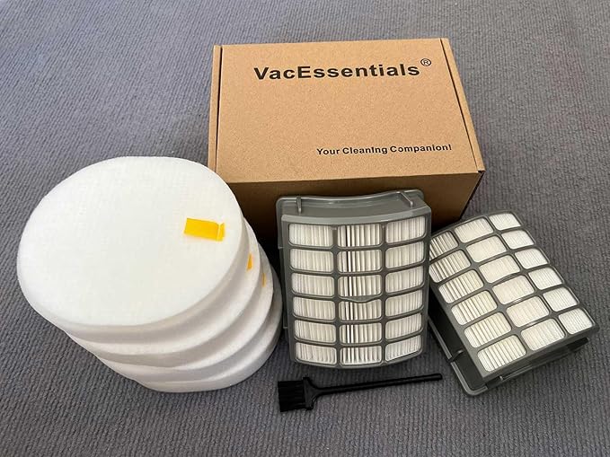 Filter Replacement Parts for Shark Navigator Professional NV60 NV70 NV71 NV80 NVC80C NV90 NV95 NV130 NV141 UV420,Rotator Professional XL Capacity NV90, 2 HEPA+4 Foam&Felt Filters