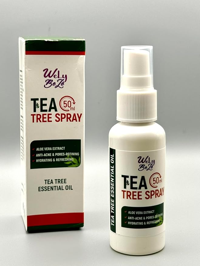 Tea Tree Oil Spray - Natural Antiseptic & Disinfectant | Refreshing Aromatherapy Mist for Skin, Surfaces & Fabrics | Fights Acne, Odors, and Insects | 100% Pure & Organic