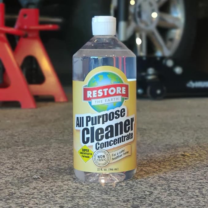 Restore Naturals Floor Cleaner & All Purpose Cleaner - 32 Fl Oz - Gentle, Non-Toxic Formula | pH Neutral | Cruelty-Free | Made in the USA - 2 Pack