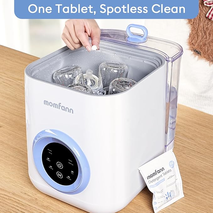 300 Professional Deep Cleaning Detergent Tablets for All Baby Bottle Washers, Washer Tablets for Bottle Washer and Sterilizer and Dryer, Easy to Use