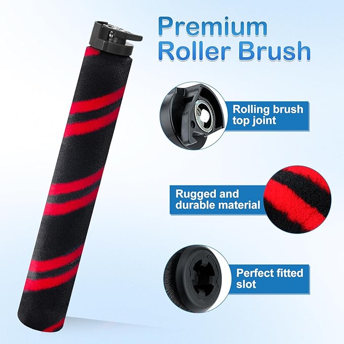 LA702 LA700 LA555 Brush Roller Filter Replacement Compatible with Shark Rotator Lift-Away Duo Clean PowerFins LA702 LA700 LA701 Upright Vacuum Cleaner Accessories Parts 1539FC3000 XHF320 XFFK320