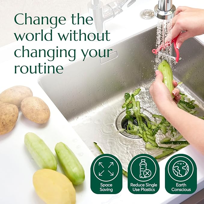 CLEANOMIC Garbage Disposal Cleaner, Diswasher Pods & Reusable Kitchen Cloth Bundle
