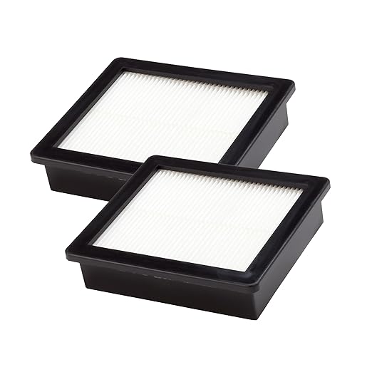 ProTeam 107315 HEPA Replacement Filter Twin Pack, HEPA Media Vacuum Filter , White