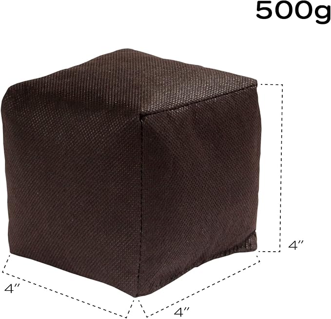 BambooMN Activated Bamboo Charcoal Air Purifier Cube - 500g Chocolate - 2 Units