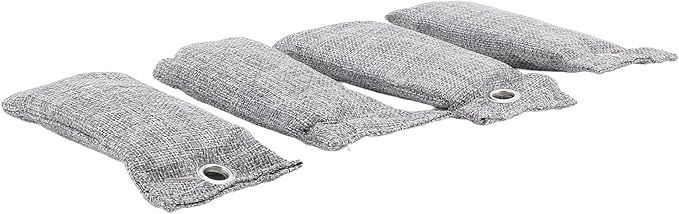 BRRNOO Activated Charcoal Bags, Bamboo Charcoal Air Purifying Odor Absorber for Shoe Car Home, with Reusable Deodorizer