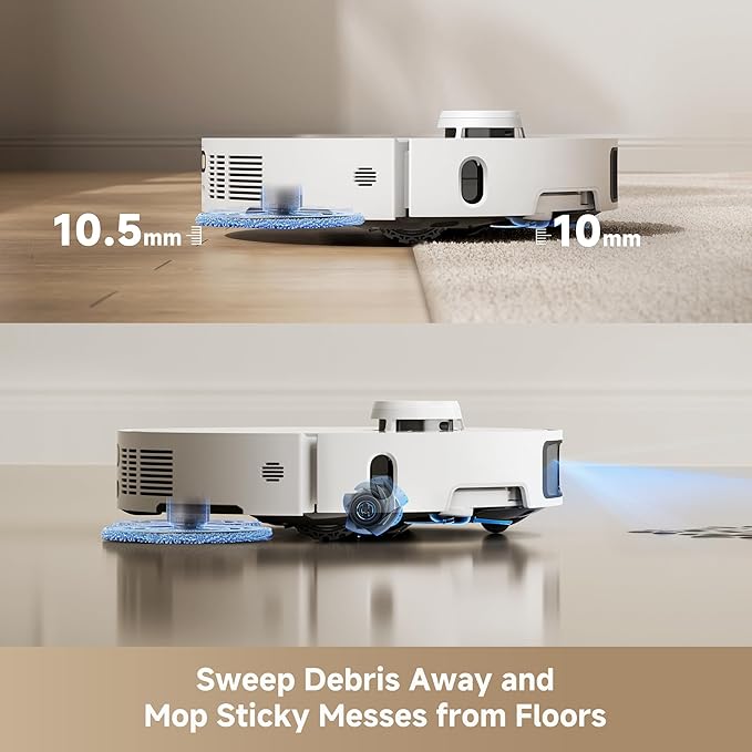 Mova V50 Ultra Complete/P50 Pro Ultra/E40 Ultra/P10 Pro Ultra Mop Pads – Reusable Wet Mopping Pads for Efficient Floor Cleaning