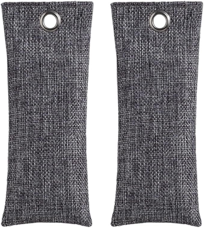 Pack Of 2 Bamboos Charcoal Shoe Deodorizers For Odor Elimination In Footwear Gym Bags & Closets With Natural Air Purifying B