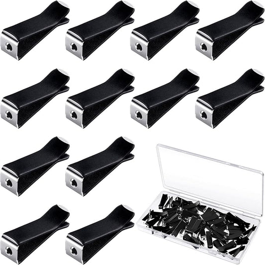 Frienda 100 Pcs Car Vent Clips for Freshies Bulk Square Head Air Conditioner Clips with 2 Storage Boxes, Durable Auto Air Outlet Perfume Holders for Car Decoration Accessories