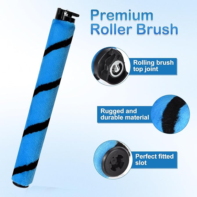 LA502 LA500 LA455 Brush Roller Filter Replacement for Shark Lift-Away ADV DuoClean PowerFins LA502 LA502NP LA500 LA500WM Upright Vacuum, Replaces Part XHF320 XFFK320 1483FC200