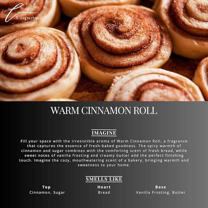 Lapew Room & Linen Spray | Fragrance Mist for Home, Car & Office | Fabric & Air Freshener | Neutralizing Mist | Made in USA | Warm Cinnamon Roll