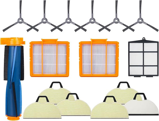 Replacement Parts Compatible with Shark RV2402WD RV2400WS RV2402WD RV2402 RV2400WXUS Matrix 2-in-1 Robot Vacuum (16 Pack)