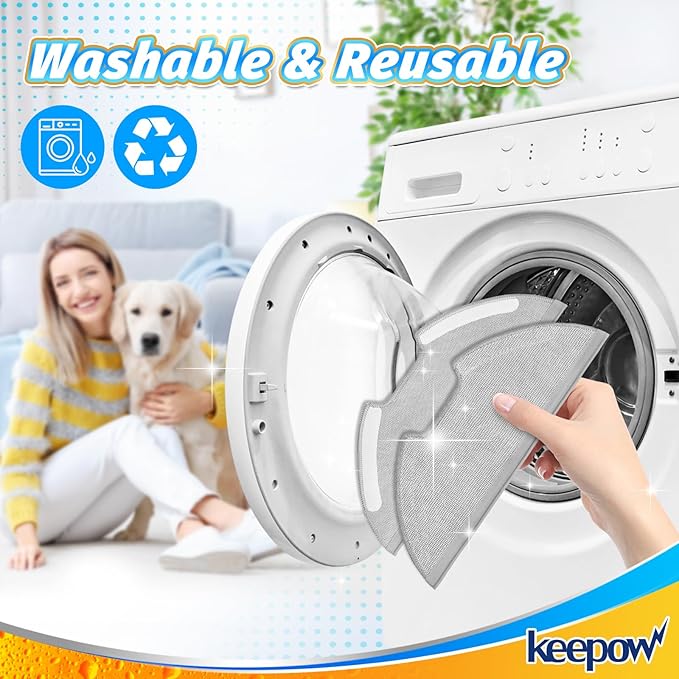 8PCS Vacuum Replacement Parts Compatible with Eureka E10s E20 Plus Robotic Robot Vacuum Cleaner Microfiber Cleaning Cloth, E10s Mop Pad Washable Reusable Replacement Part