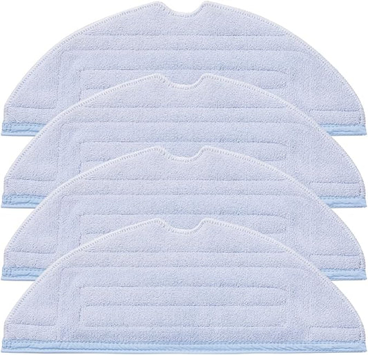 4Pcs Microfiber Mop Cloth Pad for Roborock S8+, S8,S7, S7+, S7 Pro,S7 Max Ultra, S7 MaxV, S7 MaxV Plus, S7 MaxV Ultra Robot Vacuum,Washable Mopping Cloth Accessories